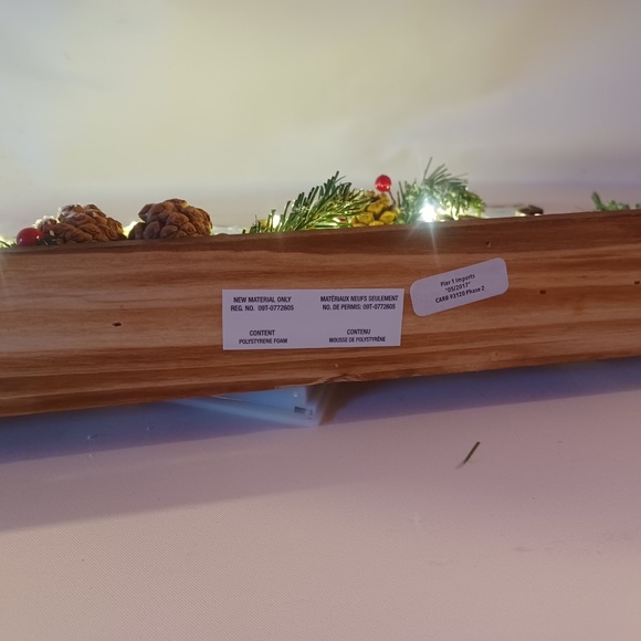 Pier 1 Imports LED Light-Up 'Noel'  Sign Wood Tabletop Decor Christmas - Picture 5 of 5